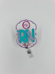 Registered Nurse Badge Reel