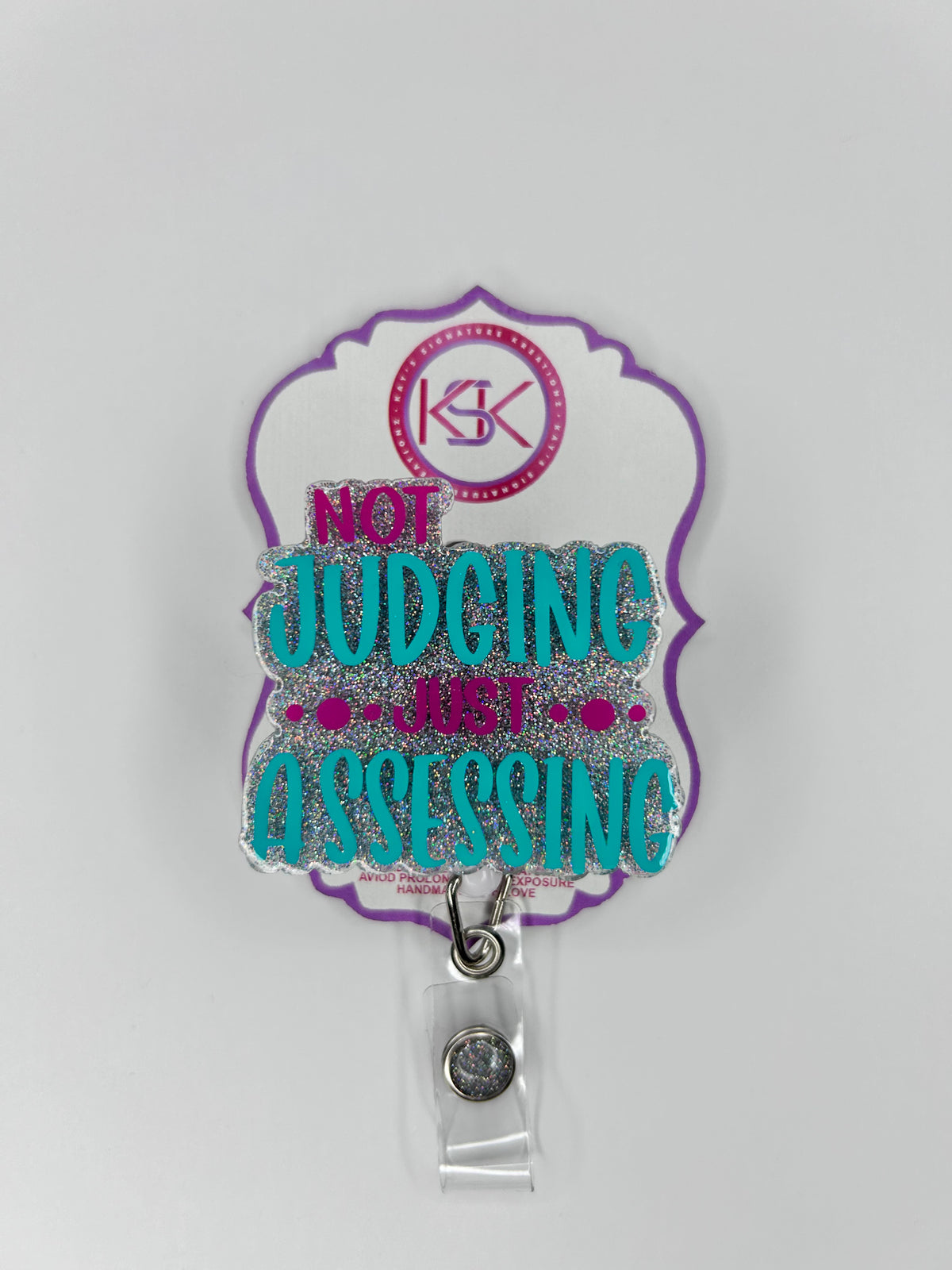 Not Judging Just Assessing Badge Reel