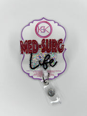 Med Surg Badge Reel